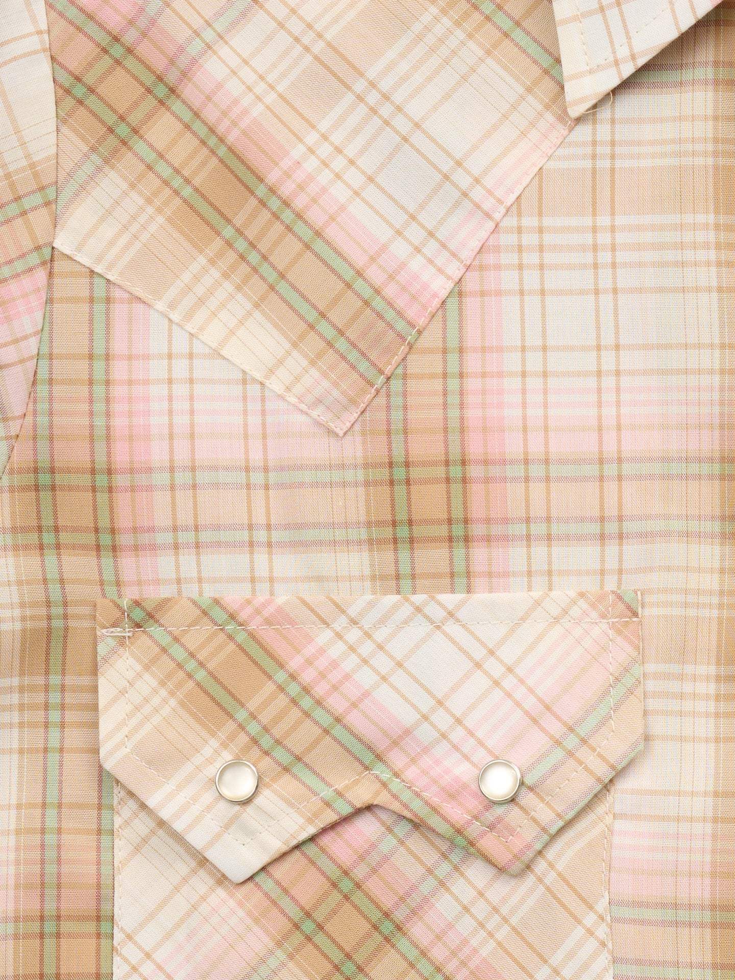 Women's Cowboygirl Buttermilk Plaid Granddaddy Snap Shirt - Ely - Flyclothing LLC