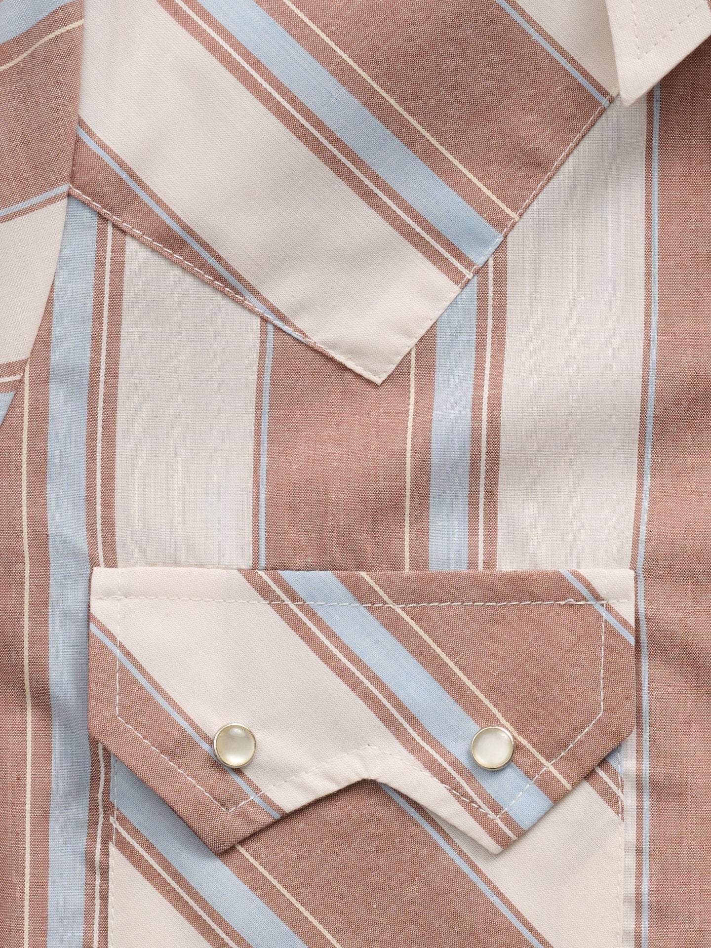 Women's Cowboygirl Ranch Rig Rust Stripe Granddaddy Snap Shirt - Ely Cattleman - Flyclothing LLC