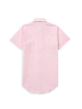 Women's Cowboygirl Blossom Pink Gingham Short Sleeve Granddaddy Snap Shirt - Ely Cattleman - Flyclothing LLC