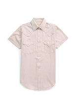 Women's Cowboygirl West Texas Dust Chambray Short Sleeve Granddaddy Snap Shirt