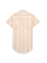 Women's Cowboygirl Buttermilk Stripe Short Sleeve Granddaddy Snap Shirt - Ely Cattleman - Flyclothing LLC