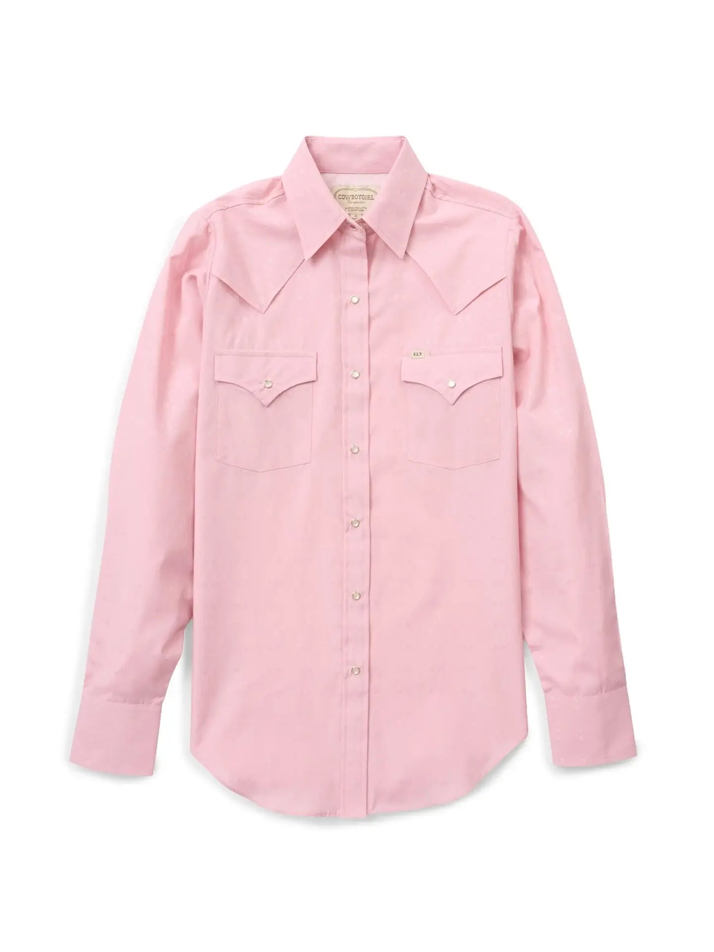 Women's Cowboygirl Blossom Pink Vented Granddaddy Snap Shirt - Ely Cattleman - Flyclothing LLC