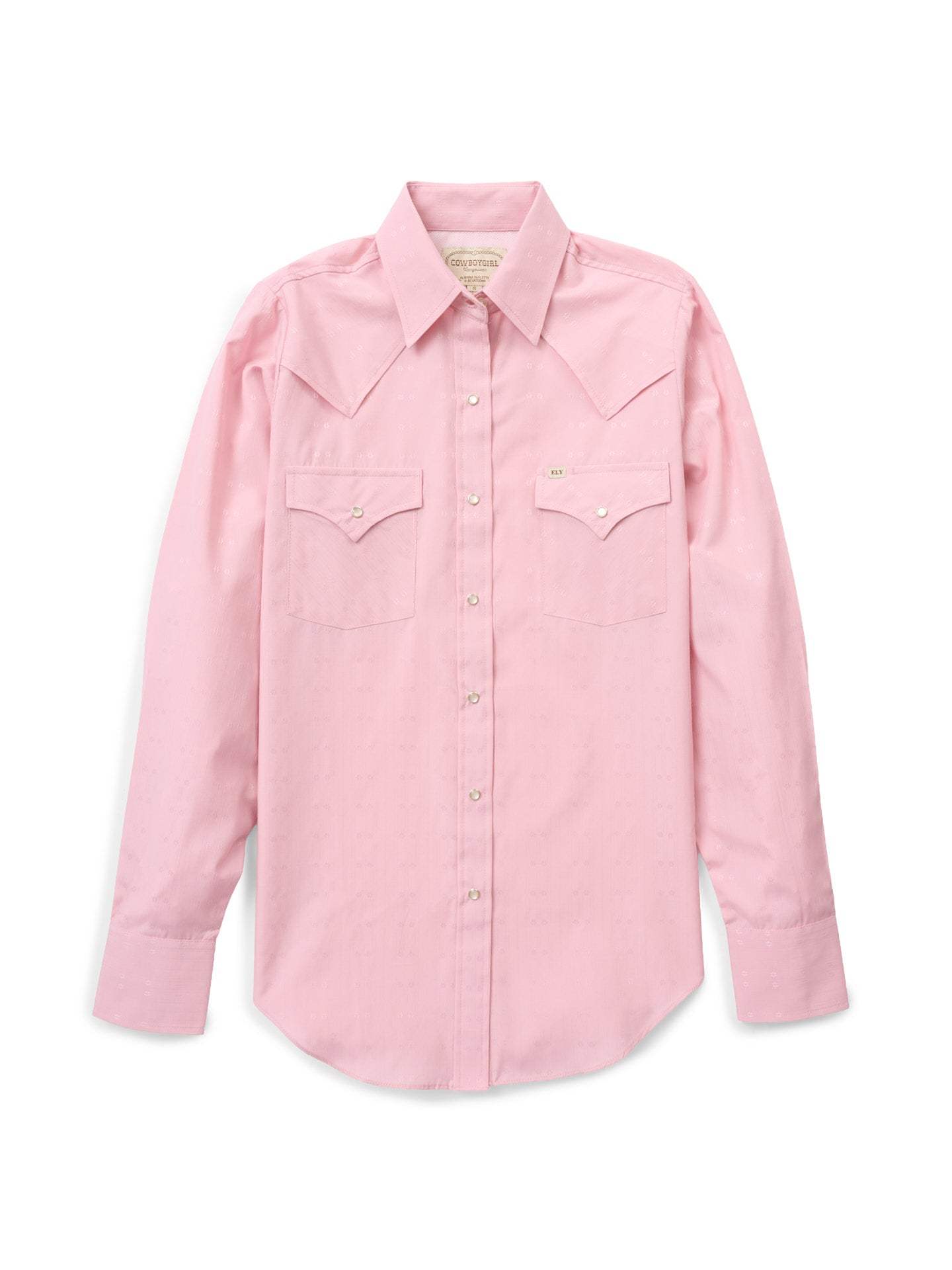 Women's Cowboygirl Blossom Pink Vented Granddaddy Snap Shirt - Ely Cattleman - Flyclothing LLC