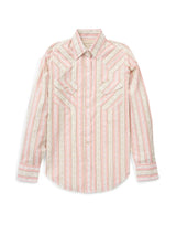 Women's Cowboygirl Blossom Pink Spurs Print Granddaddy Snap Shirt - Ely Cattleman - Flyclothing LLC