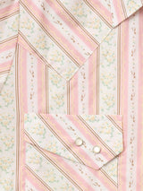 Women's Cowboygirl Blossom Pink Spurs Print Granddaddy Snap Shirt - Ely Cattleman - Flyclothing LLC