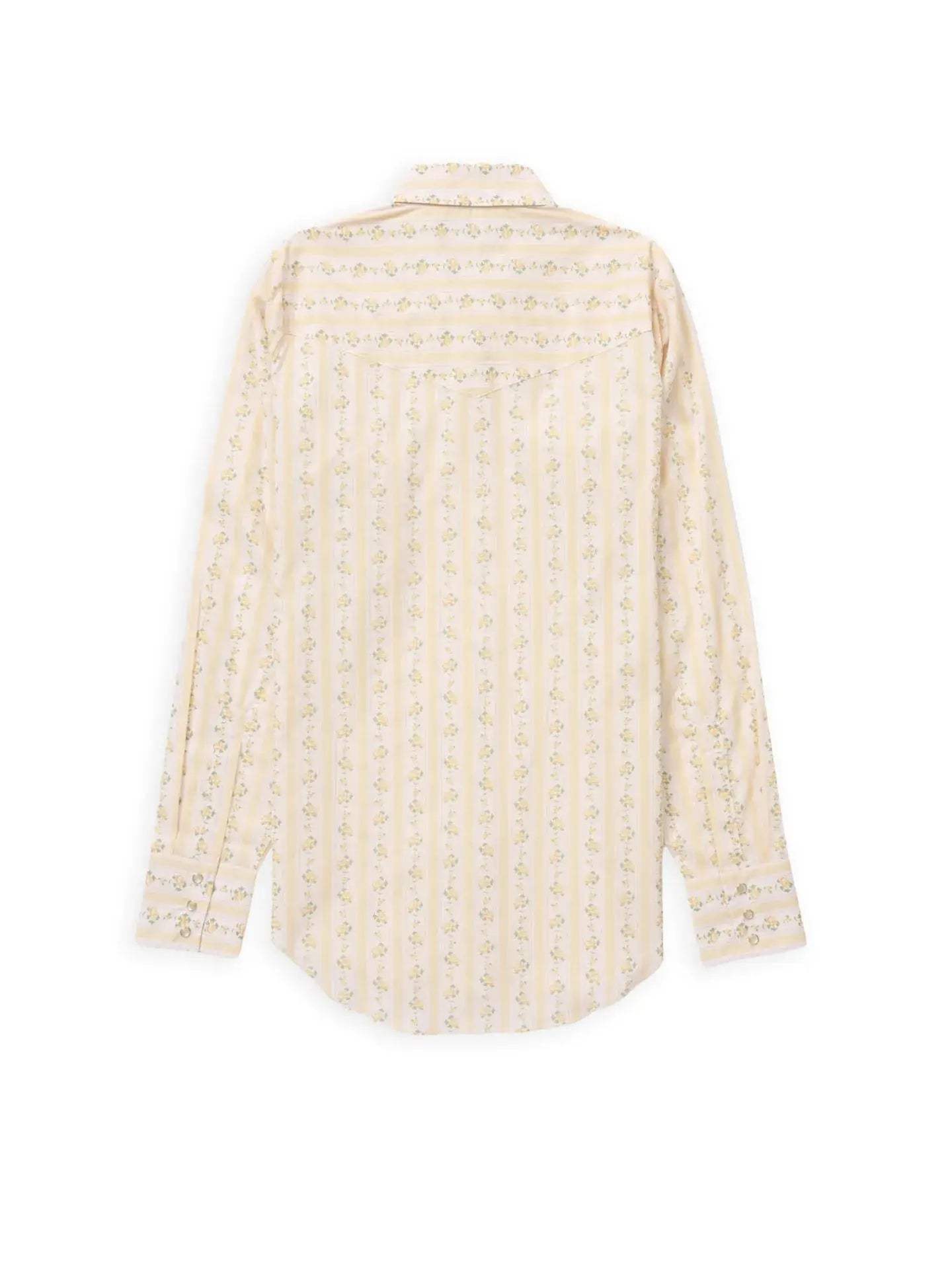 Women's Cowboygirl Buttermilk Rose Print Granddaddy Snap Shirt - Ely - Flyclothing LLC