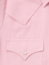 Women's Cowboygirl Blossom Pink Vented Short Sleeve Granddaddy Snap Shirt - Ely Cattleman - Flyclothing LLC