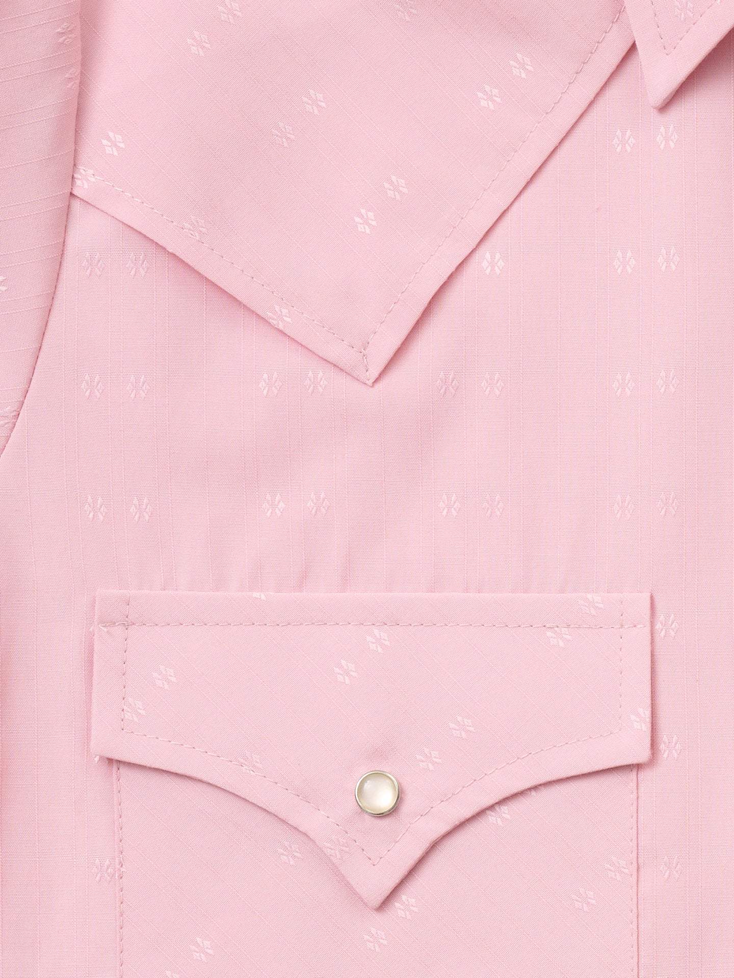 Women's Cowboygirl Blossom Pink Vented Short Sleeve Granddaddy Snap Shirt - Ely Cattleman - Flyclothing LLC