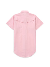 Women's Cowboygirl Blossom Pink Vented Short Sleeve Granddaddy Snap Shirt - Ely Cattleman - Flyclothing LLC