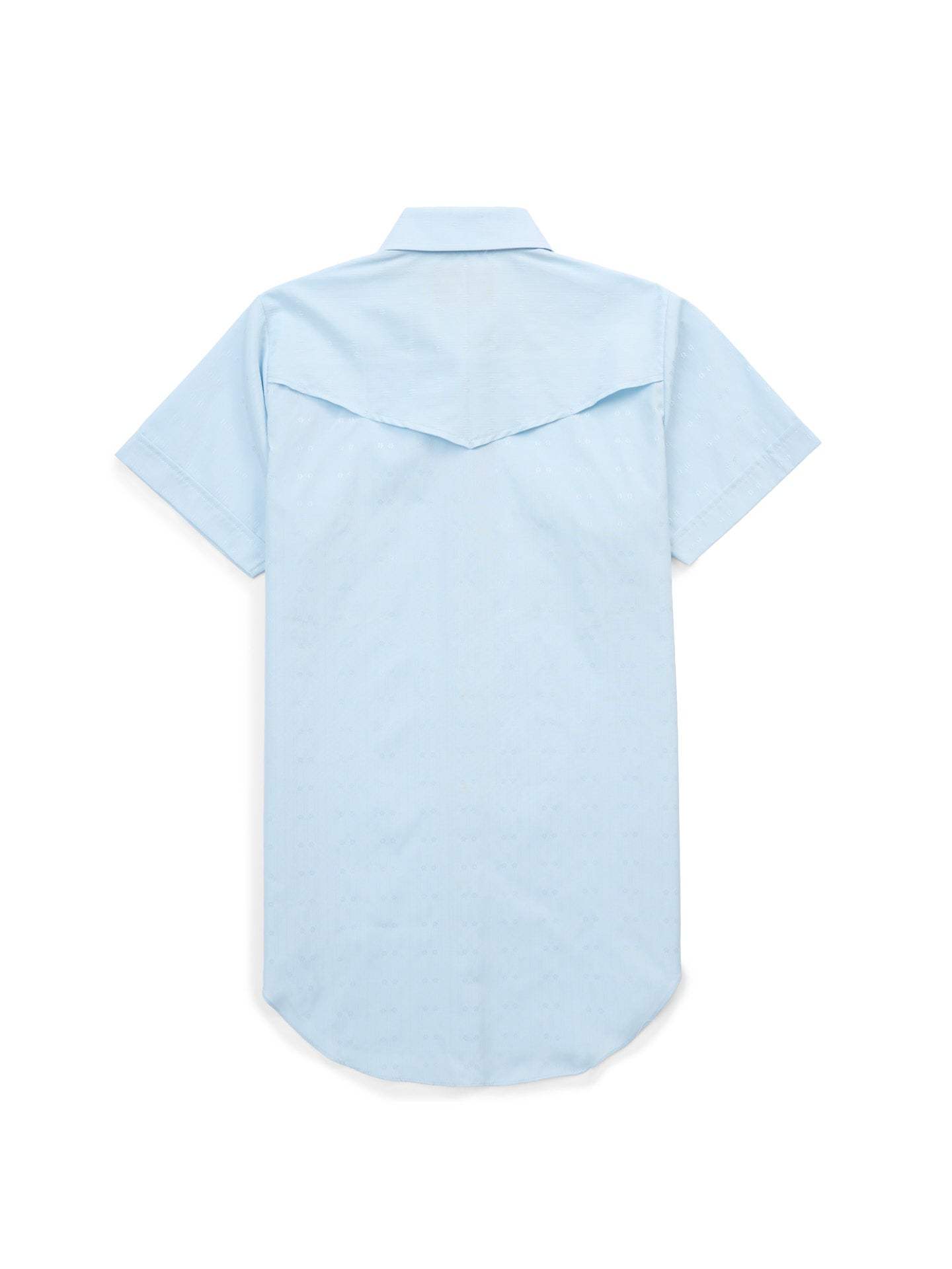 Women's Cowboygirl First Light Ride Blue Vented Short Sleeve Granddaddy Snap Shirt - Ely Cattleman - Flyclothing LLC