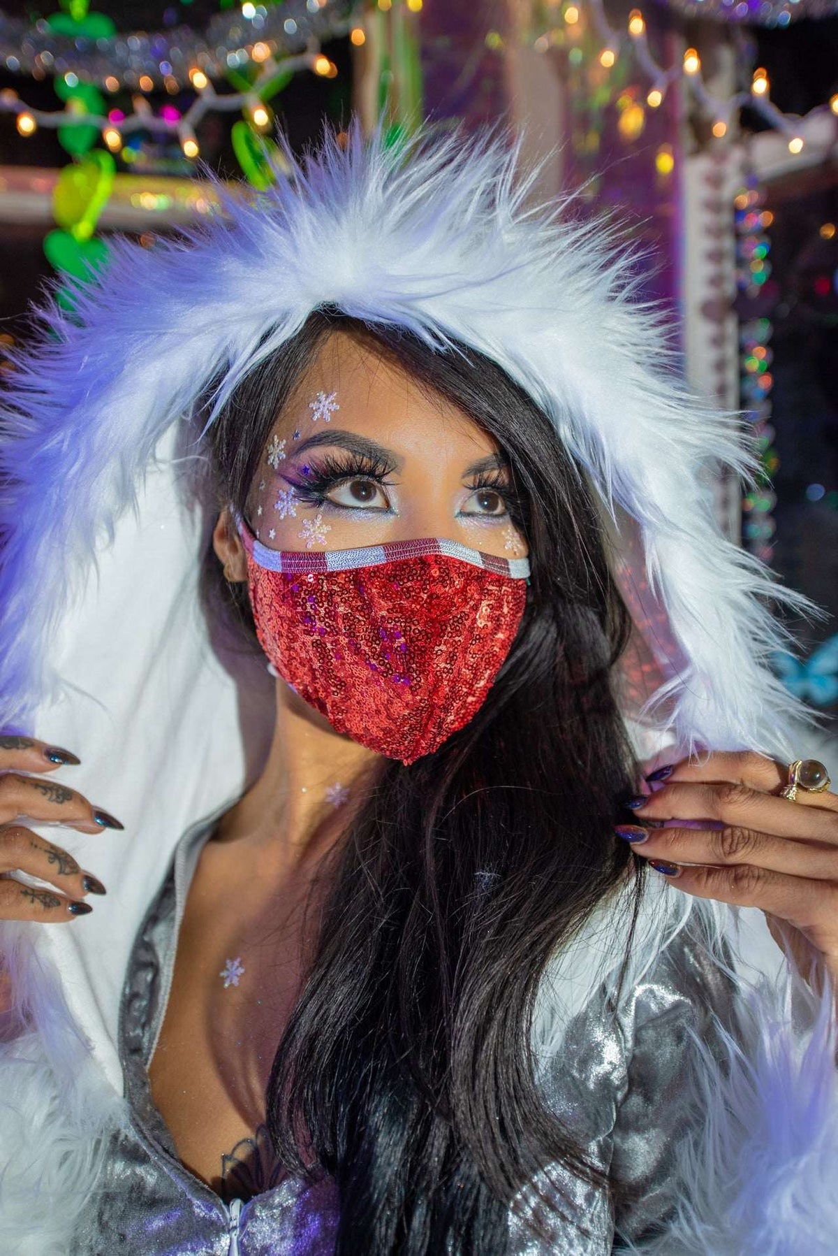 J. Valentine Sequin Tailored Mask CH566 - J. Valentine - Flyclothing LLC
