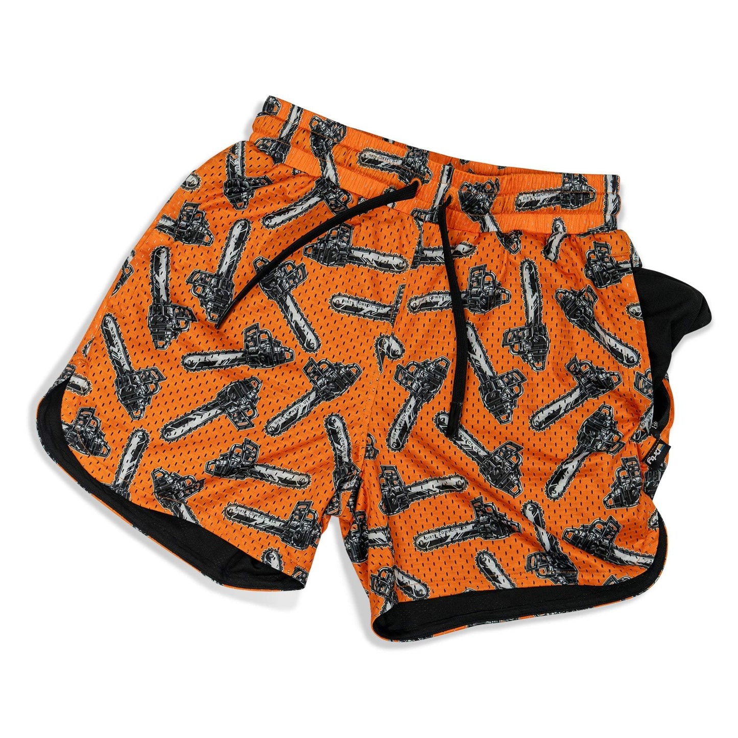 Men’s Double-Layer Mesh Training Shorts — 5" Inseam - DIRTY COWBOY USA - Flyclothing LLC
