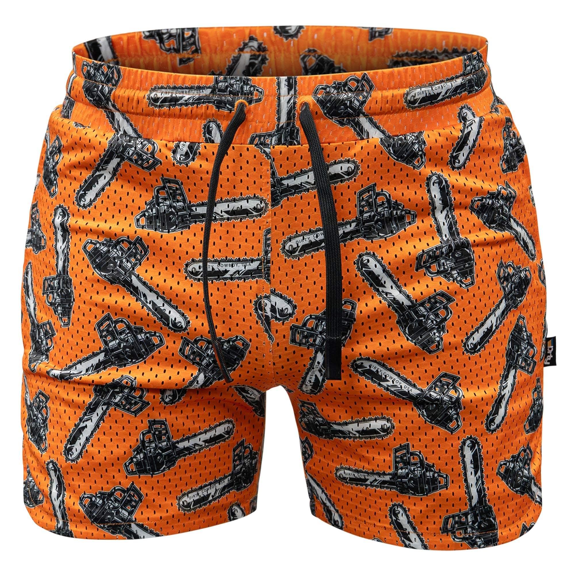 Men’s Double-Layer Mesh Training Shorts — 5" Inseam - DIRTY COWBOY USA - Flyclothing LLC