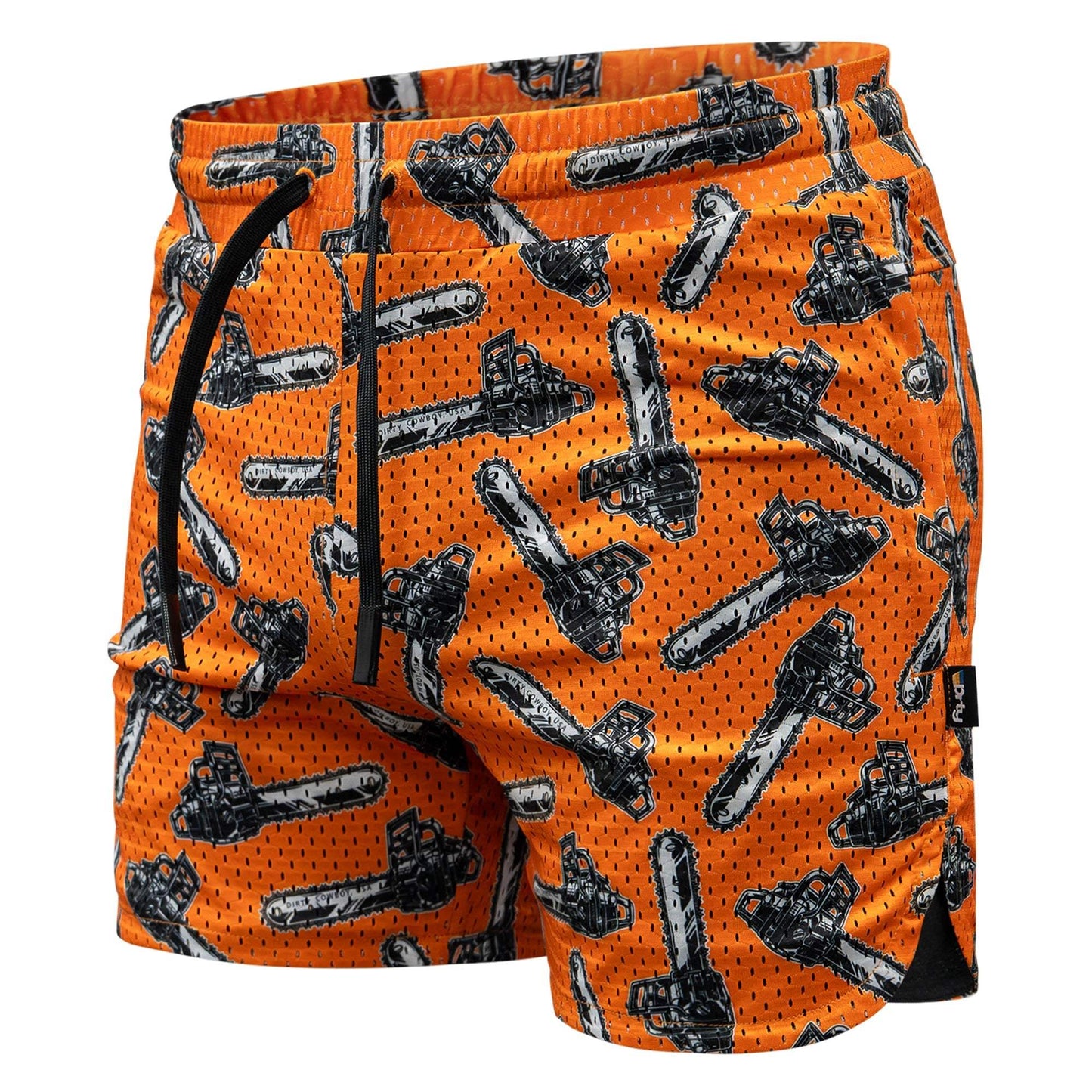 Men’s Double-Layer Mesh Training Shorts — 5" Inseam - DIRTY COWBOY USA - Flyclothing LLC