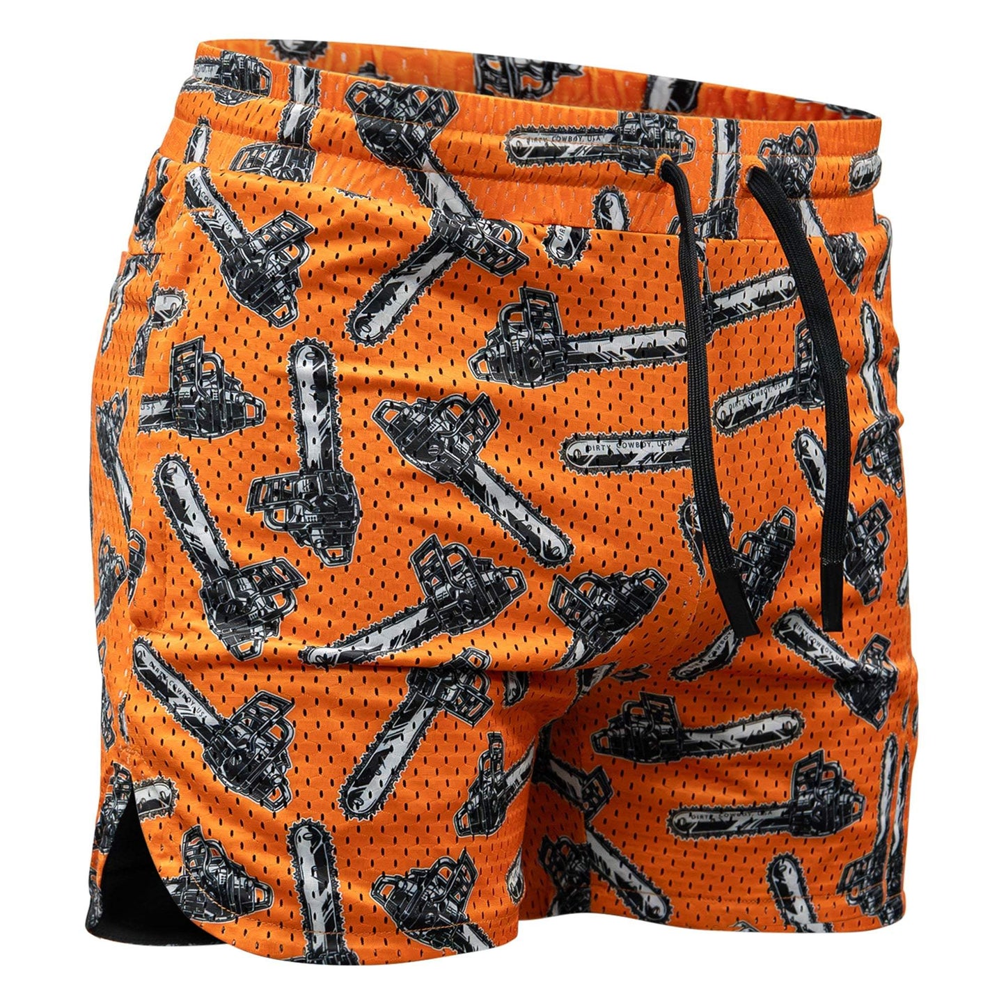 Men’s Double-Layer Mesh Training Shorts — 5" Inseam - DIRTY COWBOY USA - Flyclothing LLC