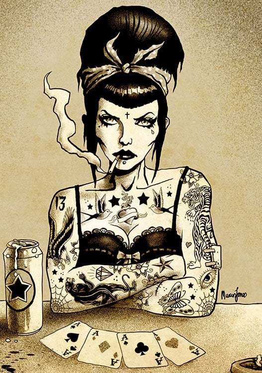 Black Market Art Company Cheat Print - Black Market Art Company - Flyclothing LLC