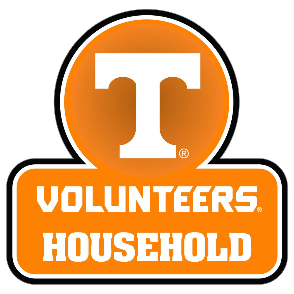 Tennessee Volunteers Household Auto Decal - Tennessee Volunteers