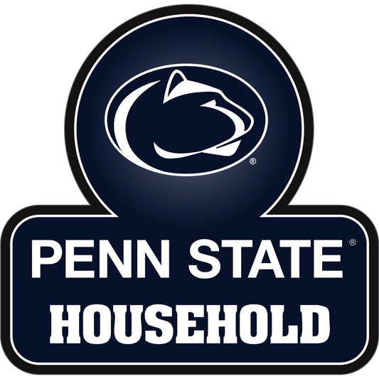 Penn St. Nittany Lions Household Auto Decal - Penn St. Nittany Lions