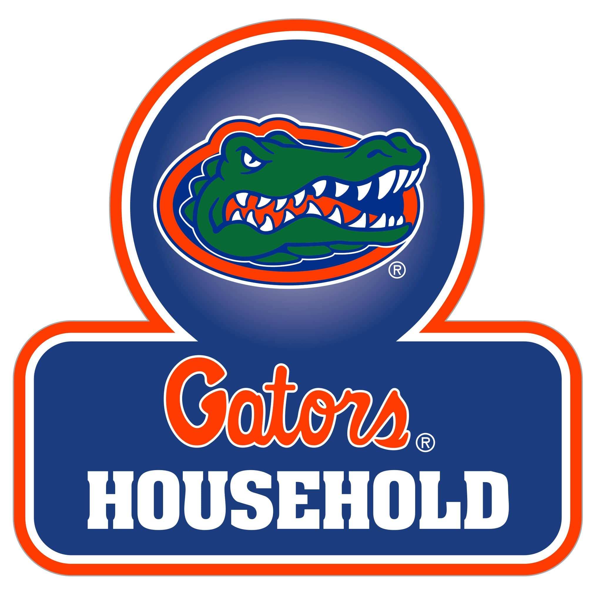 Florida Gators Household Auto Decal - Florida Gators - Flyclothing LLC