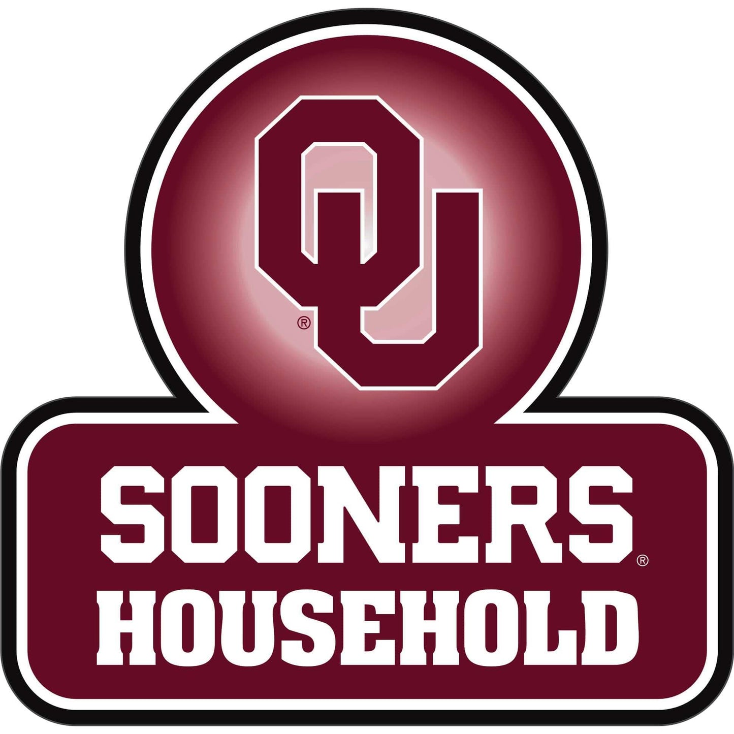 Oklahoma Sooners Household Auto Decal - Oklahoma Sooners - Flyclothing LLC
