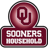 Oklahoma Sooners Household Auto Decal - Oklahoma Sooners