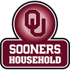 Oklahoma Sooners Household Auto Decal - Oklahoma Sooners