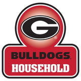 Georgia Bulldogs Household Auto Decal - Georgia Bulldogs