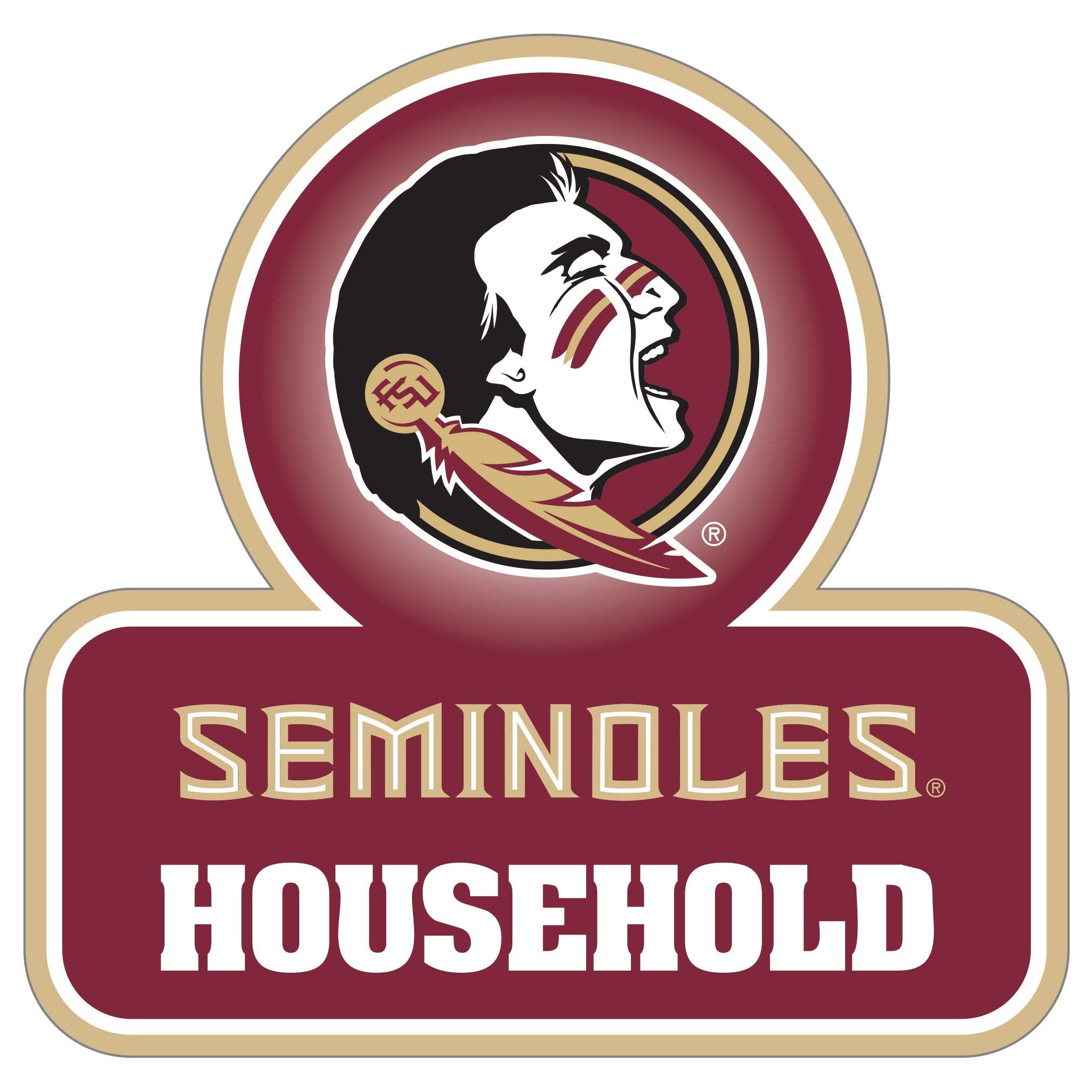 Florida St. Seminoles Household Auto Decal - Florida St. Seminoles - Flyclothing LLC