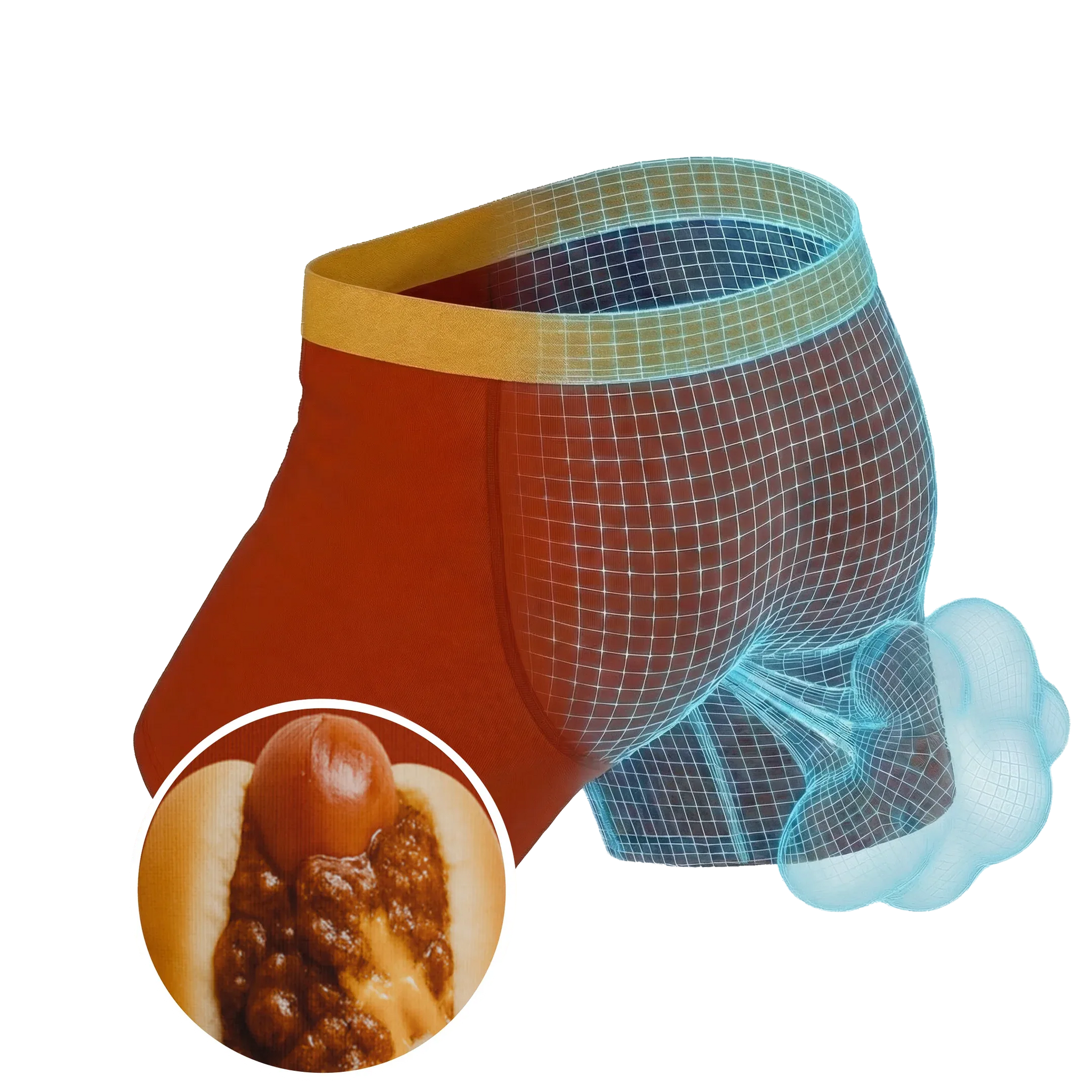 The Chili Willy | Chili Dog Fart Proof Ball Hammock® Pouch Underwear - Shinesty - Flyclothing LLC