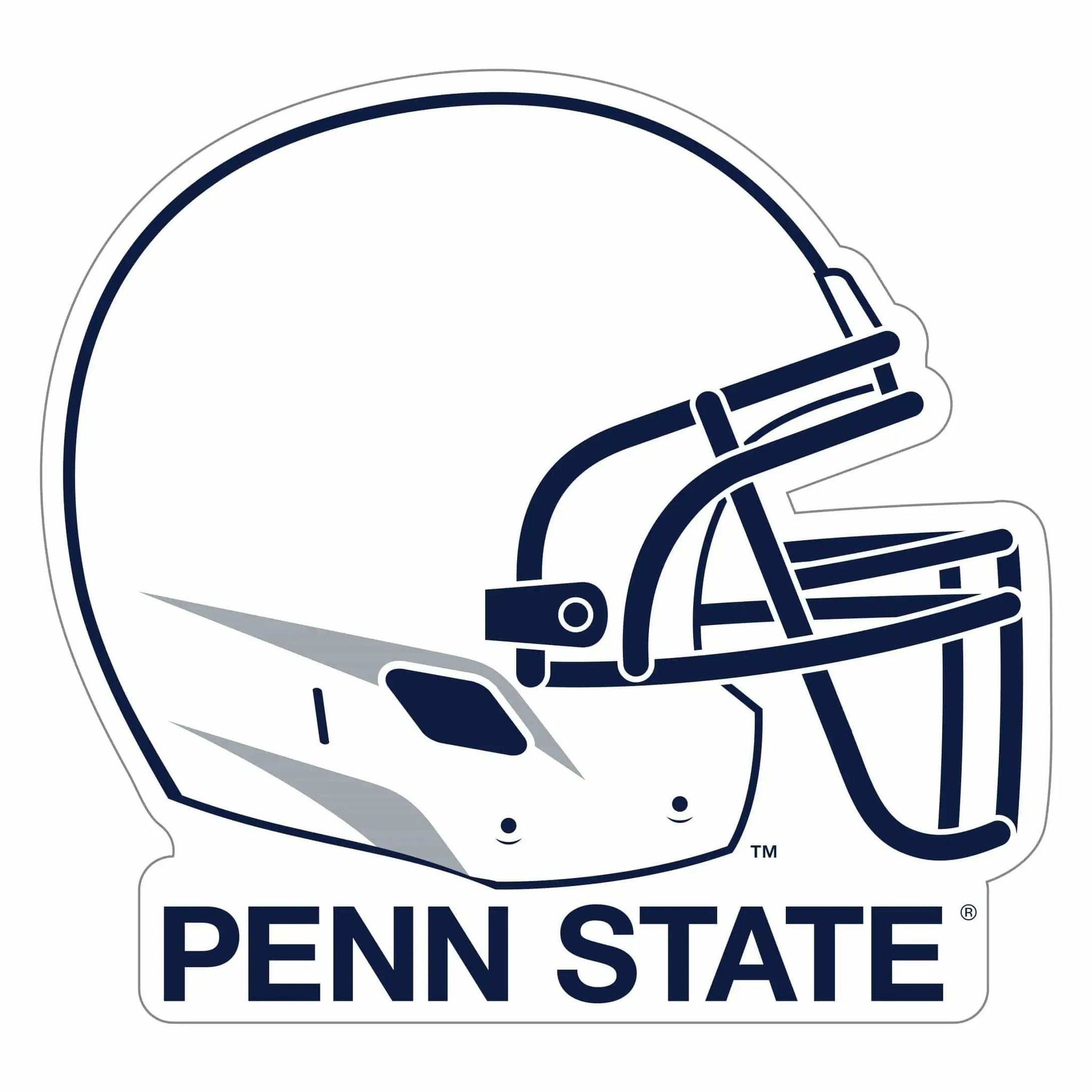 Penn St. Nittany Lions Helmet Auto Decal - Penn St. Nittany Lions - Flyclothing LLC