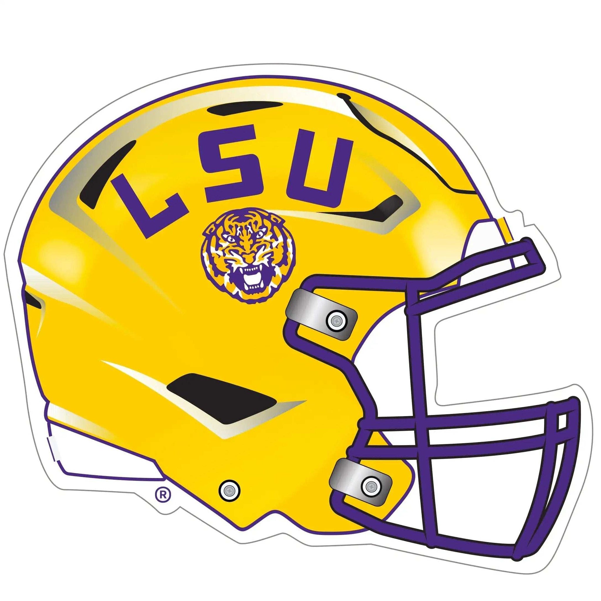 LSU Tigers Helmet Auto Decal - LSU Tigers - Flyclothing LLC