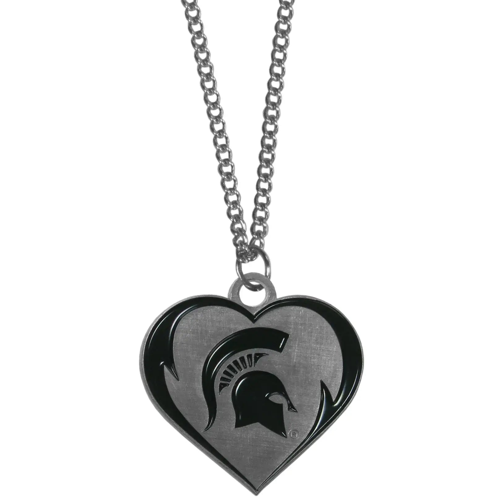 Michigan St. Spartans Heart Necklace - Michigan St. Spartans - Flyclothing LLC