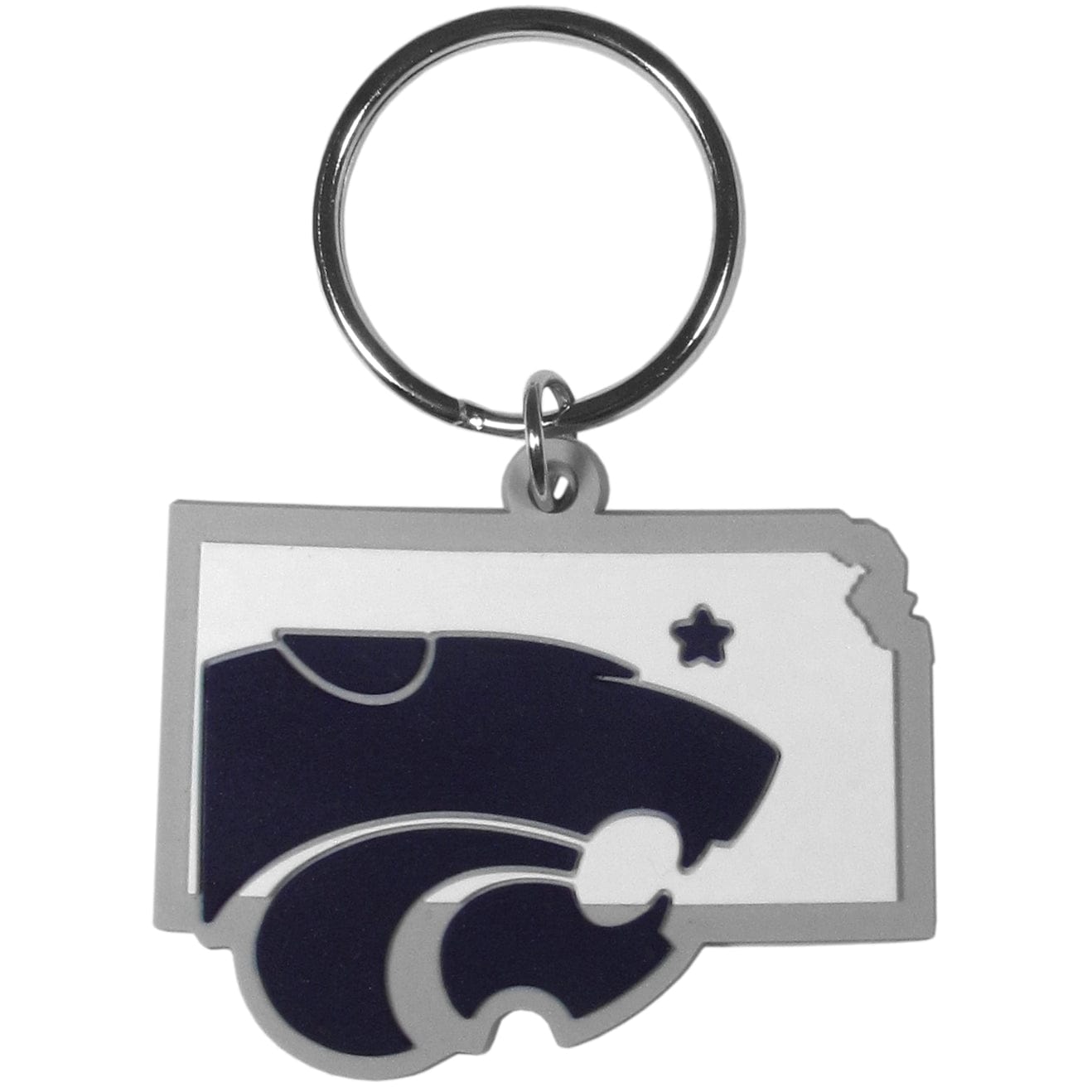 Kansas St. Wildcats Home State Flexi Key Chain - Kansas St. Wildcats