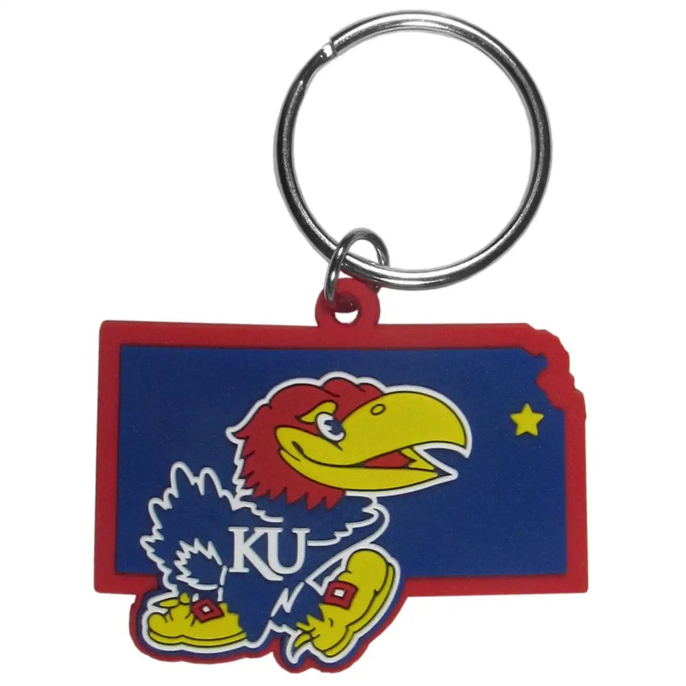Kansas Jayhawks Home State Flexi Key Chain - Kansas Jayhawks