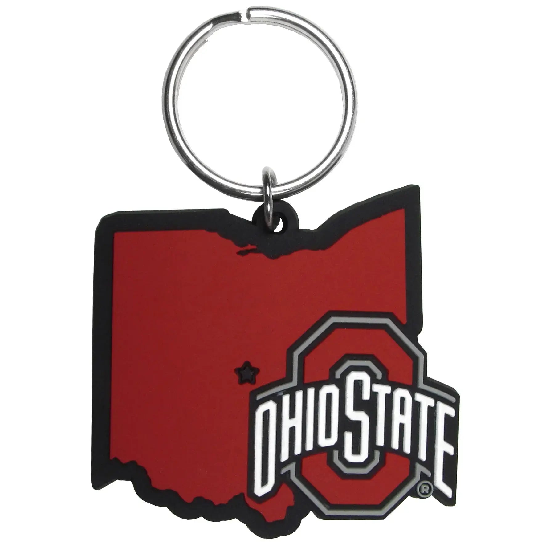 Ohio St. Buckeyes Home State Flexi Key Chain - Ohio State Buckeyes - Flyclothing LLC