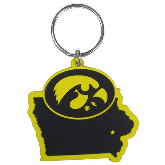 Iowa Hawkeyes Home State Flexi Key Chain - Iowa Hawkeyes - Flyclothing LLC