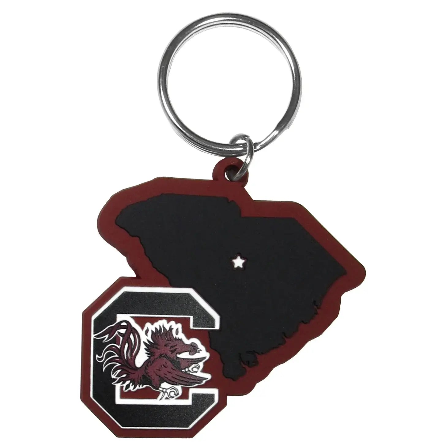 S. Carolina Gamecocks Home State Flexi Key Chain - S. Carolina Gamecocks - Flyclothing LLC