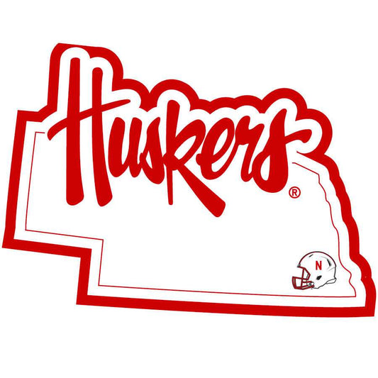 Nebraska Cornhuskers Home State Decal - Nebraska Cornhuskers - Flyclothing LLC
