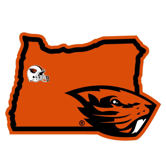 Oregon St. Beavers Home State Decal - Oregon St. Beavers - Flyclothing LLC