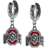Ohio St. Buckeyes Huggie Hoop Earrings - Ohio St. Buckeyes - Flyclothing LLC