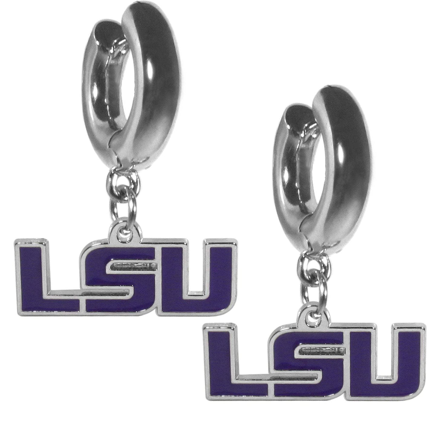 LSU Tigers Huggie Hoop Earrings - LSU Tigers - Flyclothing LLC