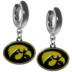 Iowa Hawkeyes Huggie Hoop Earrings - Iowa Hawkeyes