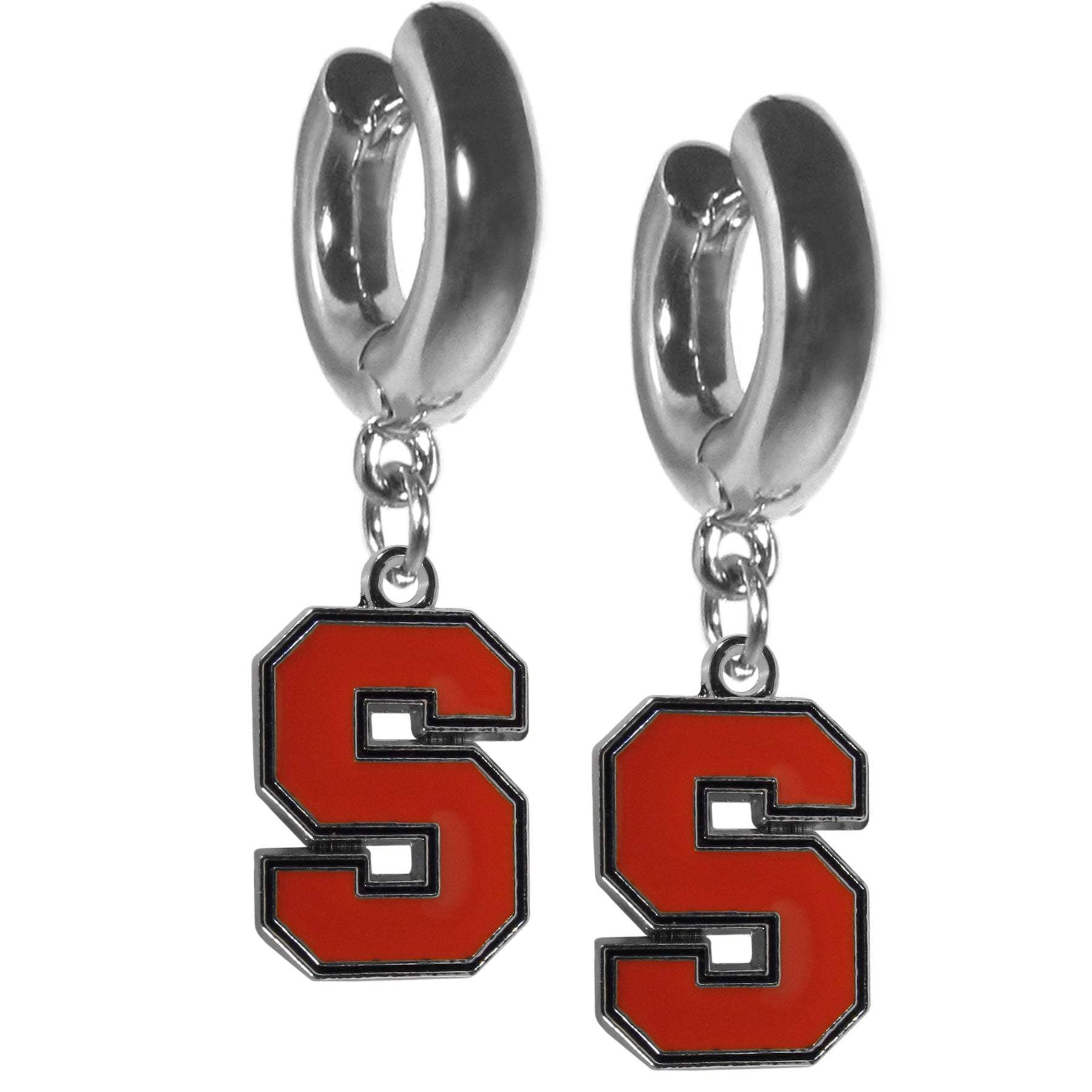 Syracuse Orange Huggie Hoop Earrings - Syracuse Orange - Flyclothing LLC