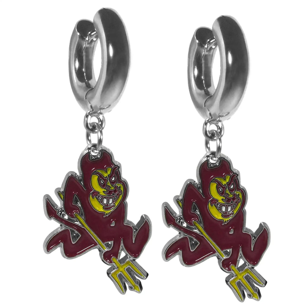 Arizona St. Sun Devils Huggie Hoop Earrings - Arizona St. Sun Devils