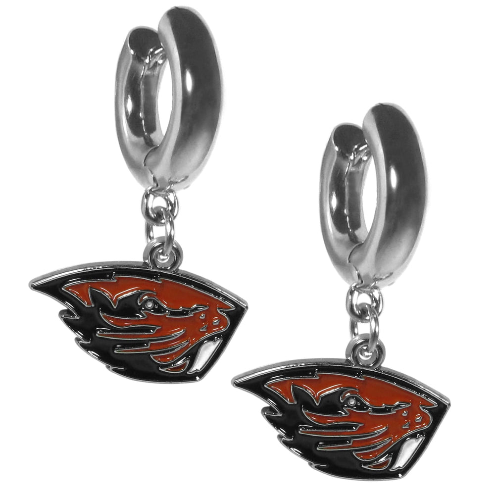 Oregon St. Beavers Huggie Hoop Earrings - Oregon St. Beavers
