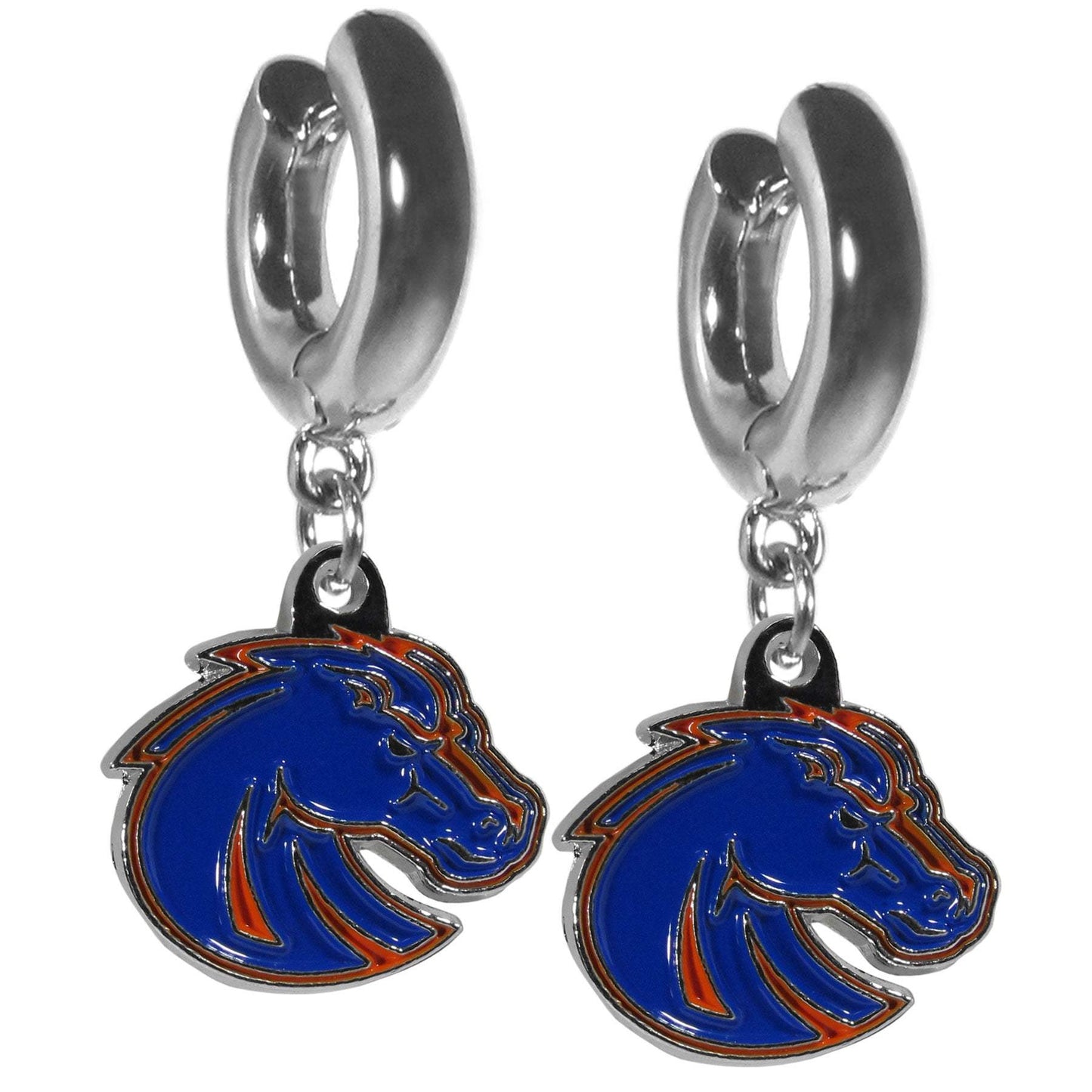 Boise St. Broncos Huggie Hoop Earrings - Boise St. Broncos - Flyclothing LLC