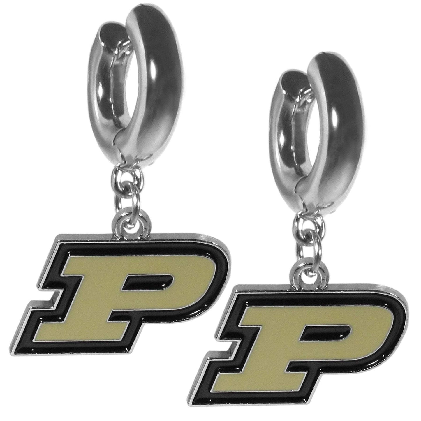 Purdue Boilermakers Huggie Hoop Earrings - Purdue Boilermakers - Flyclothing LLC