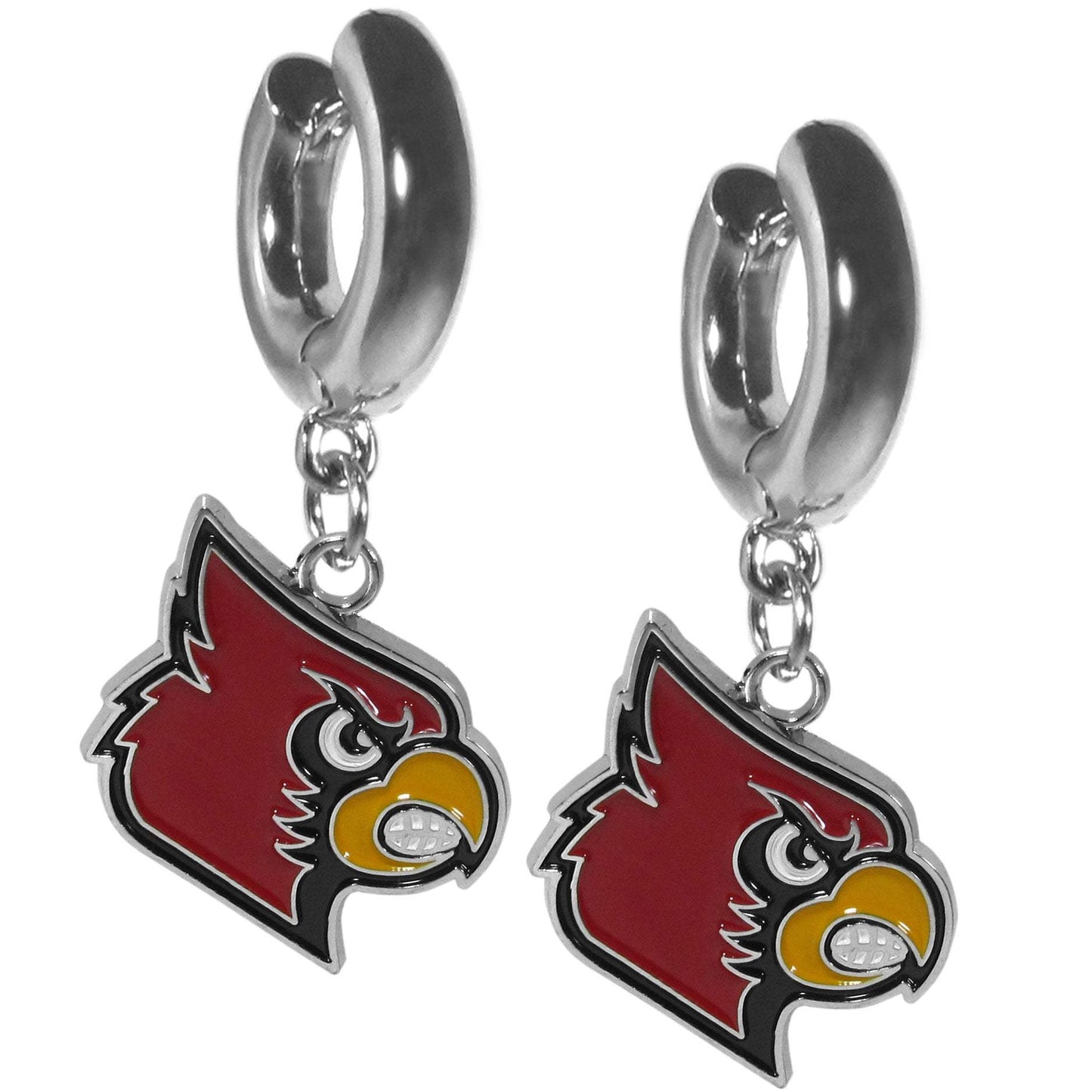 Louisville Cardinals Huggie Hoop Earrings - Louisville Cardinals - Flyclothing LLC