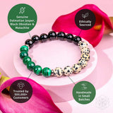 Soul Reset: Dalmatian Jasper Bracelet of Healing - Conscious Items - Flyclothing LLC