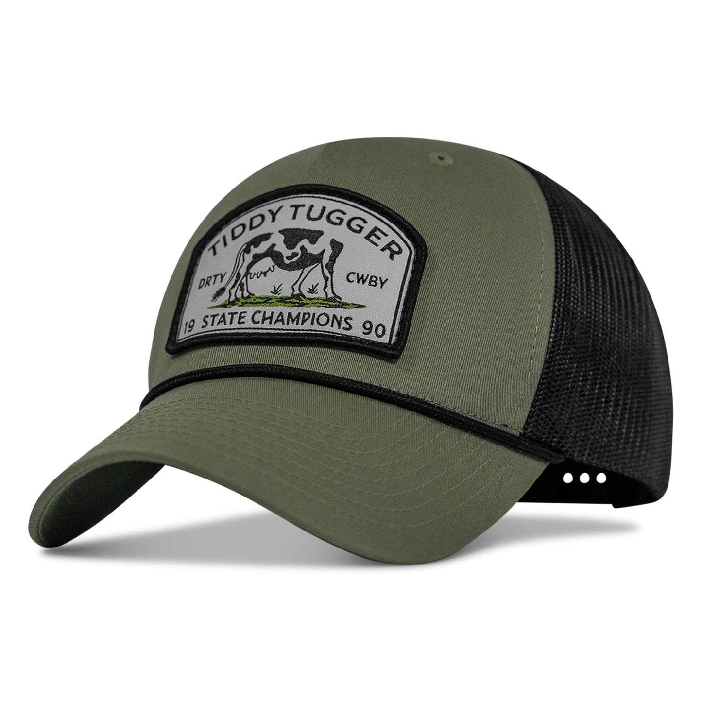 Tiddy Tugger Patch Rope Snapback Hat - DIRTY COWBOY USA - Flyclothing LLC